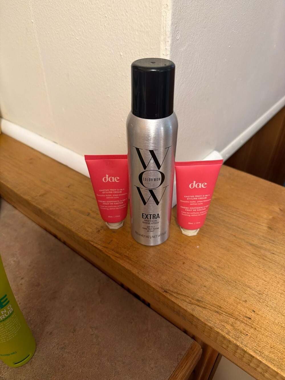 Color Wow Extra Mist-ical Shine Spray 5oz and 2x Dae Cactus Fruit 3-in-1 Styling